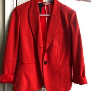 Bright Red Blazer